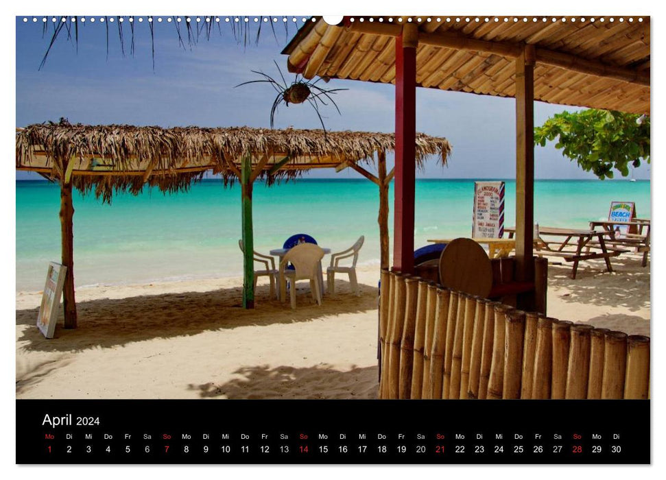 Jamaika Sonne und Strand (CALVENDO Premium Wandkalender 2024)