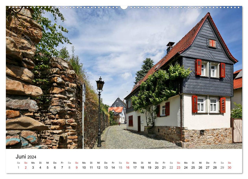 Romantic Oberursel by Petrus Bodenstaff (CALVENDO Premium Wall Calendar 2024) 