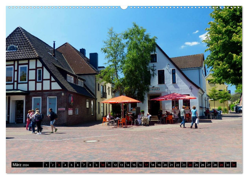 Osterholz-Scharmbeck in Teufelsmoor (CALVENDO Premium Wall Calendar 2024) 