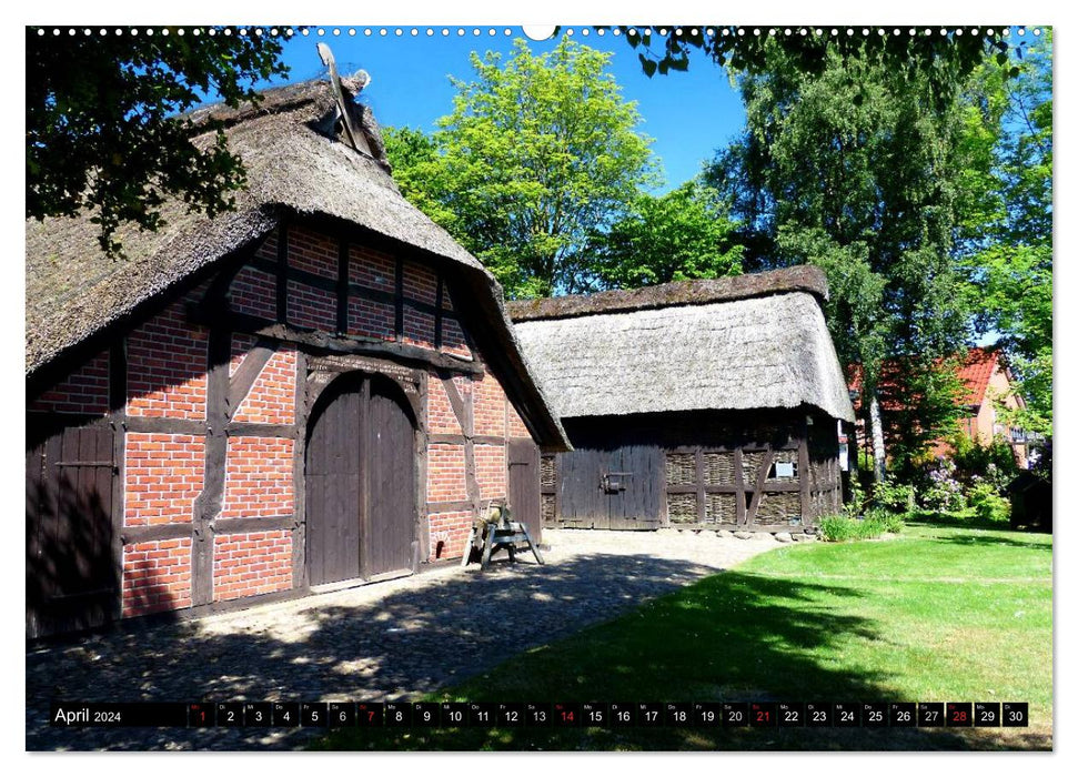 Osterholz-Scharmbeck in Teufelsmoor (CALVENDO Premium Wall Calendar 2024) 