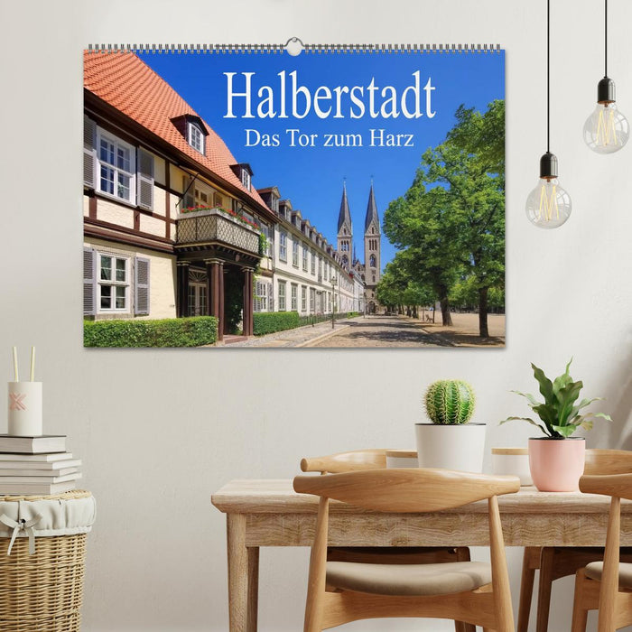 Halberstadt - The gateway to the Harz (CALVENDO wall calendar 2024) 