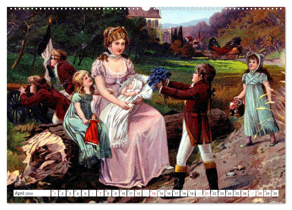 Reine Louise en Prusse orientale (calendrier mural CALVENDO 2024) 