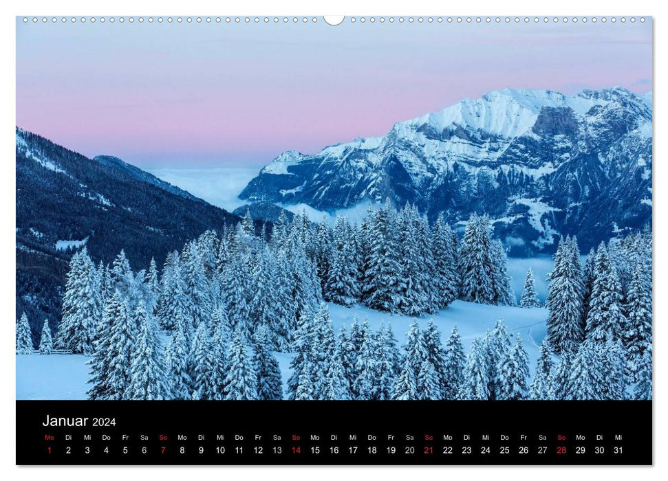 Faszinierendes Graubünden (CALVENDO Premium Wandkalender 2024)