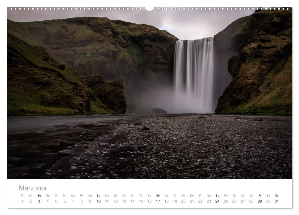 Island - Iceland Impressionen (CALVENDO Wandkalender 2024)