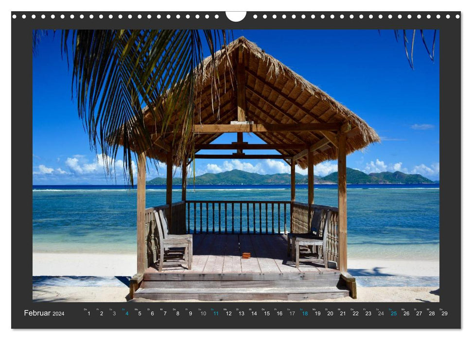 Seychelles - The Garden of Eden in the Indian Ocean (CALVENDO wall calendar 2024) 