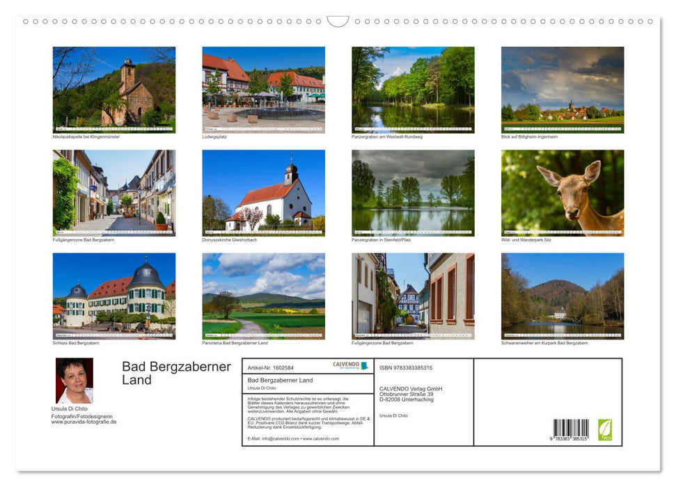 Bad Bergzaberner Land (CALVENDO wall calendar 2024) 