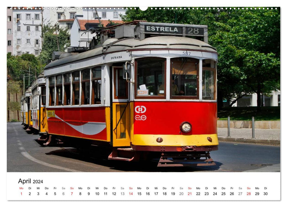 Lisbon Highlights by Petrus Bodenstaff (CALVENDO Premium Wall Calendar 2024) 