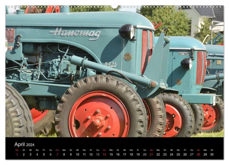 Machines agricoles mobiles (calendrier mural CALVENDO 2024) 