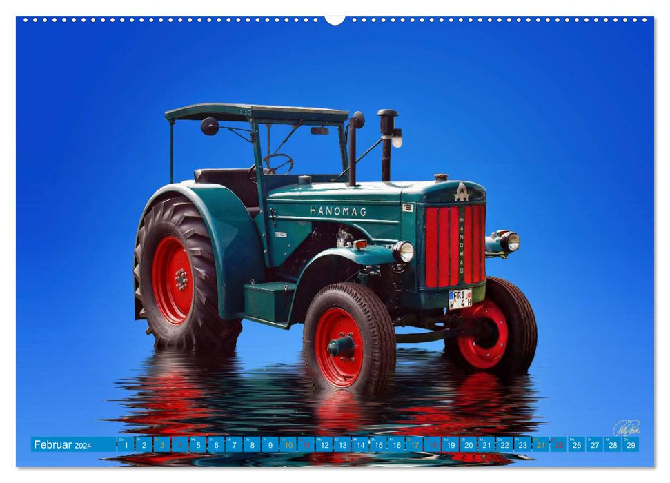Traktor - Oldtimer (CALVENDO Wandkalender 2024)
