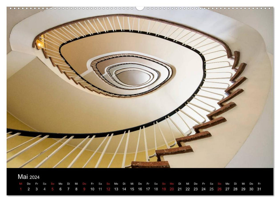 Fascination with stairs (CALVENDO wall calendar 2024) 
