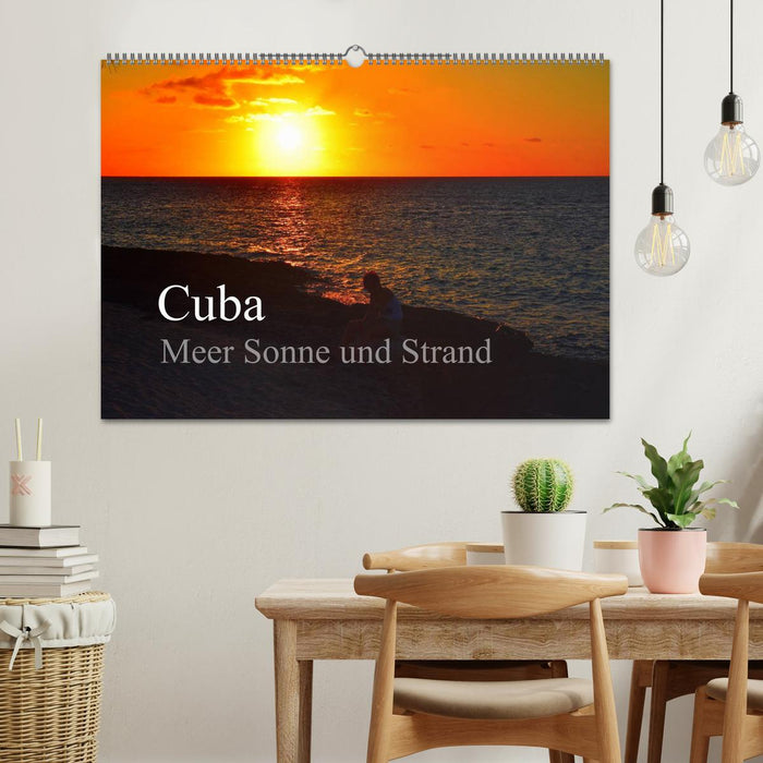 Cuba Sea Sun and Beach (Calendrier mural CALVENDO 2024) 