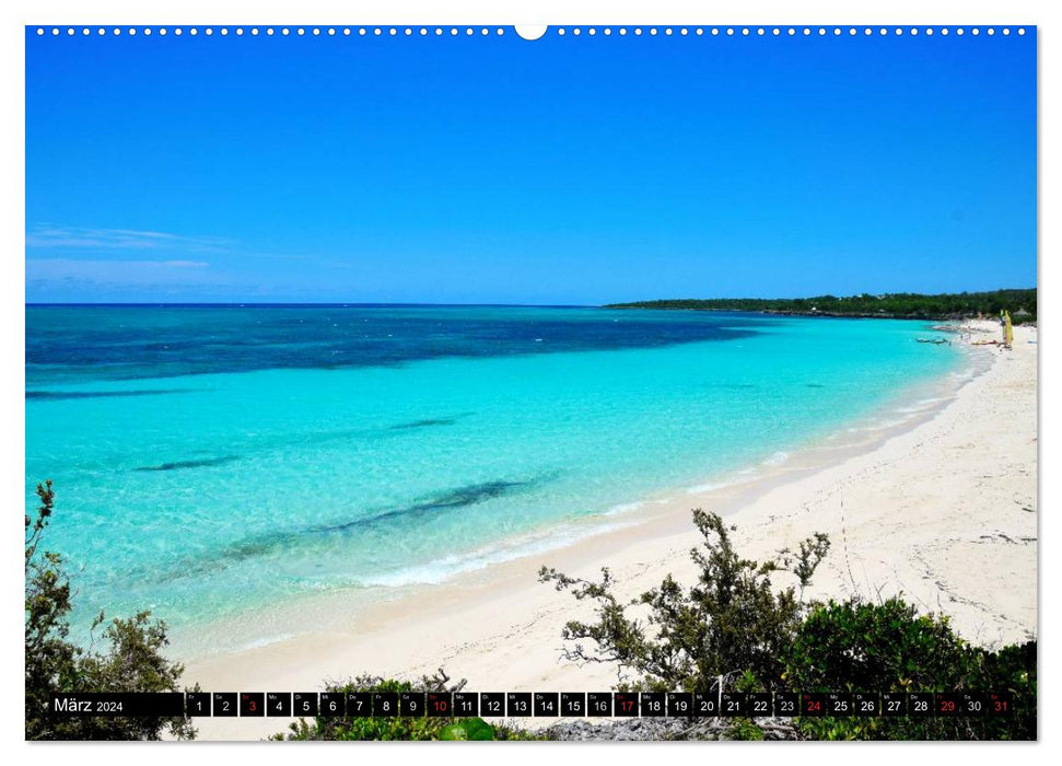 Cuba Meer Sonne und Strand (CALVENDO Wandkalender 2024)