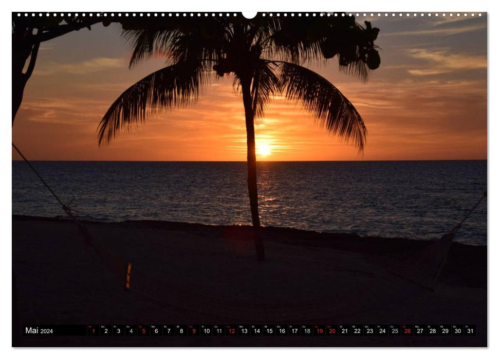 Cuba Sea Sun and Beach (CALVENDO Wall Calendar 2024) 