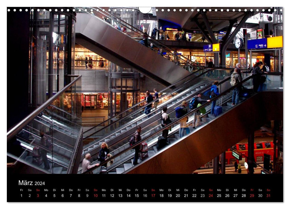 Berlin Central Station (CALVENDO wall calendar 2024) 