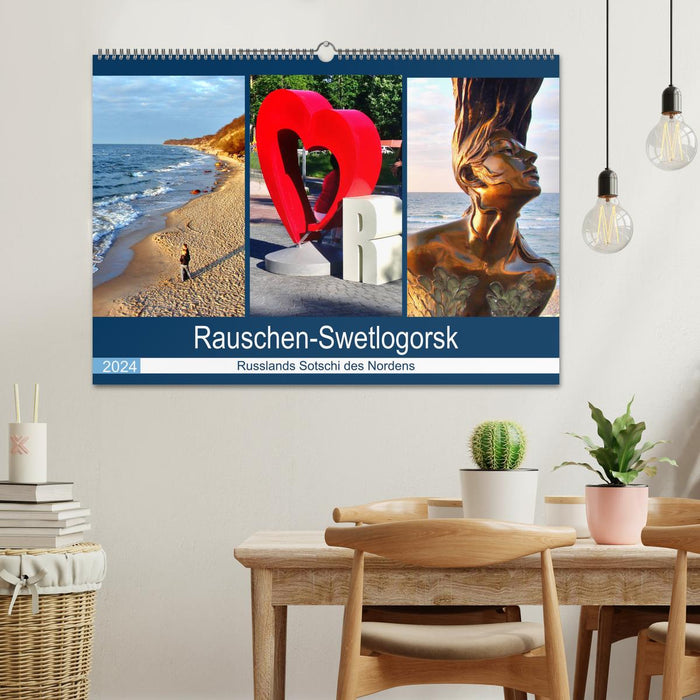 Rauschen-Swetlogorsk - Russlands Sotschi des Nordens (CALVENDO Wandkalender 2024)