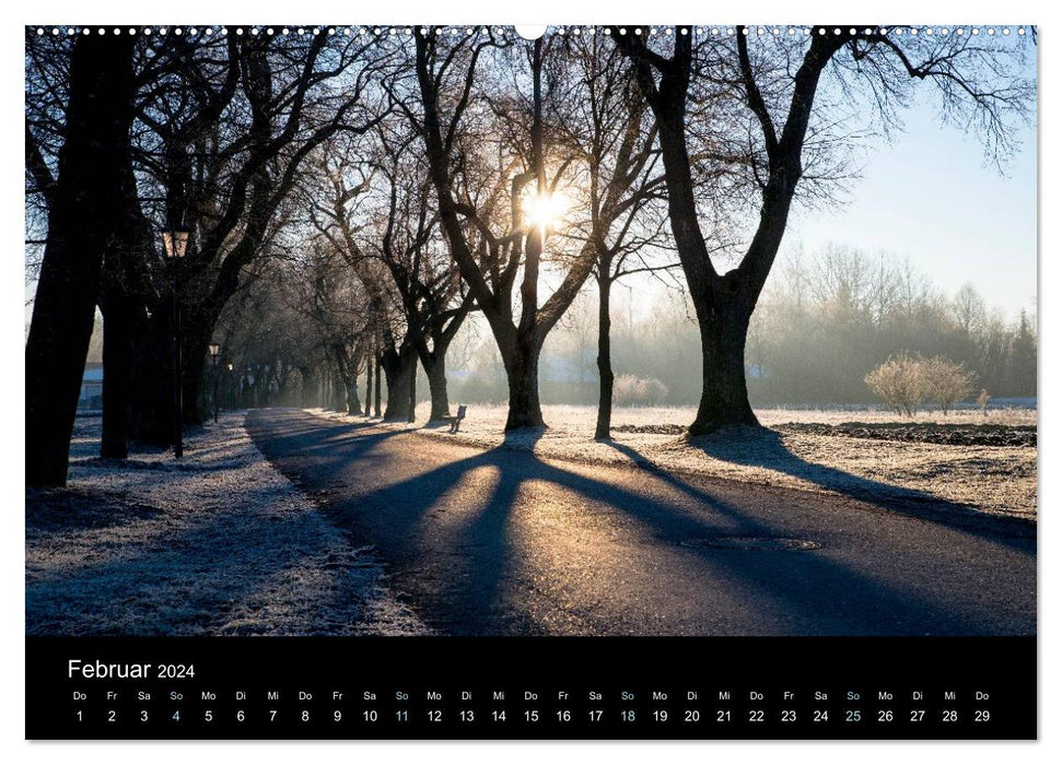 GARCHING - Munich's beautiful north (CALVENDO Premium Wall Calendar 2024) 