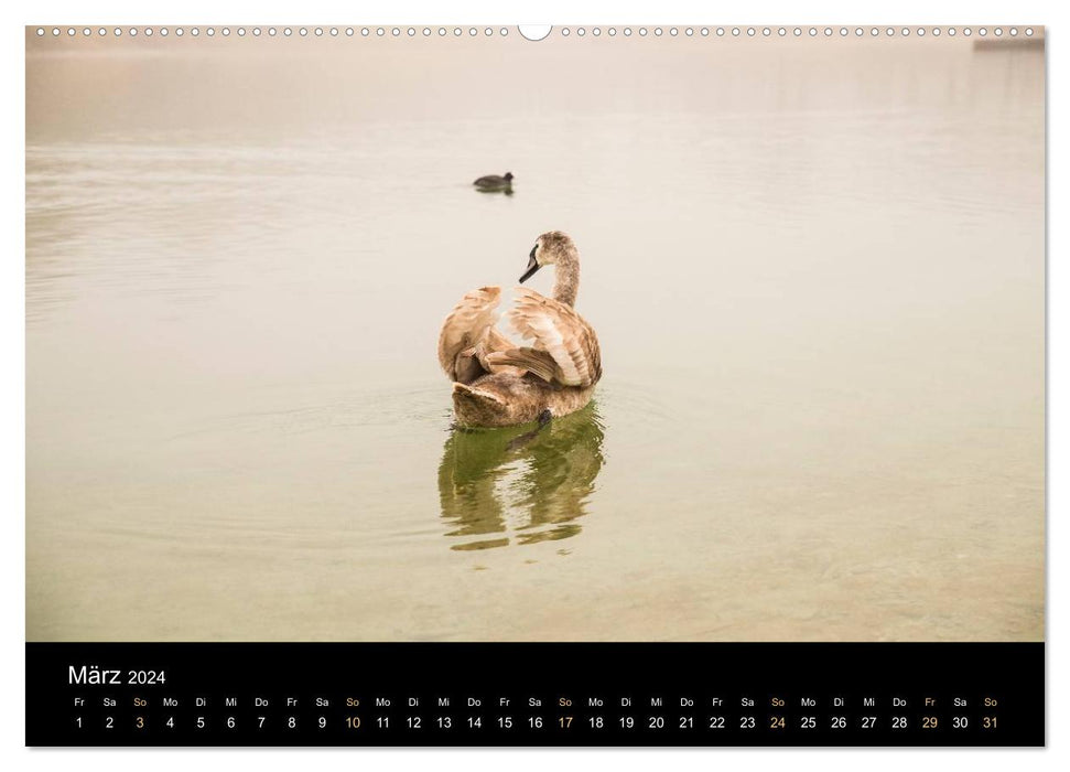 GARCHING - Munich's beautiful north (CALVENDO Premium Wall Calendar 2024) 