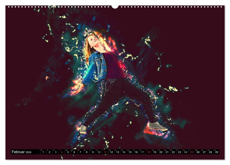 The Dance Explosion (CALVENDO wall calendar 2024) 