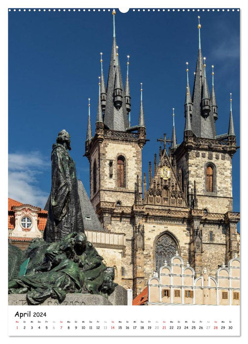Prachtvolles Prag (CALVENDO Premium Wandkalender 2024)