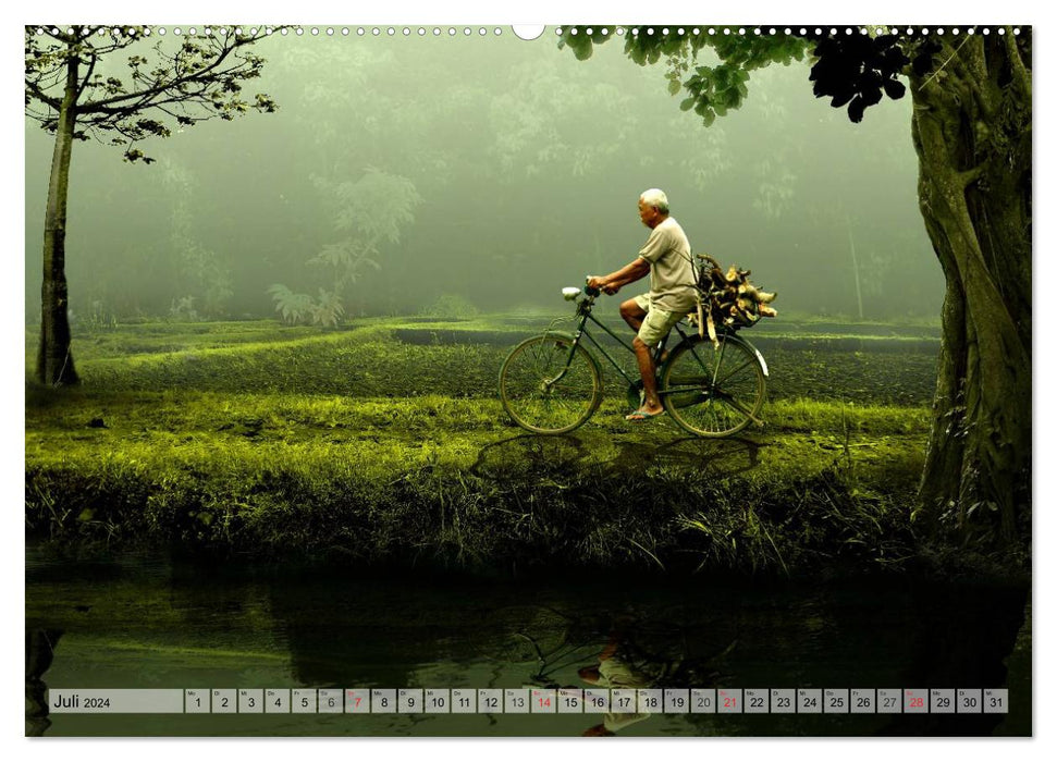 Indonesia. People and Nature (CALVENDO Premium Wall Calendar 2024) 