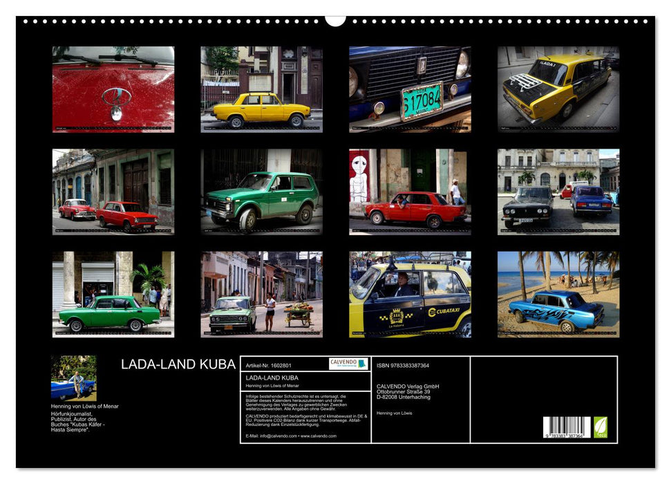 LADA-LAND KUBA (CALVENDO Wandkalender 2024)