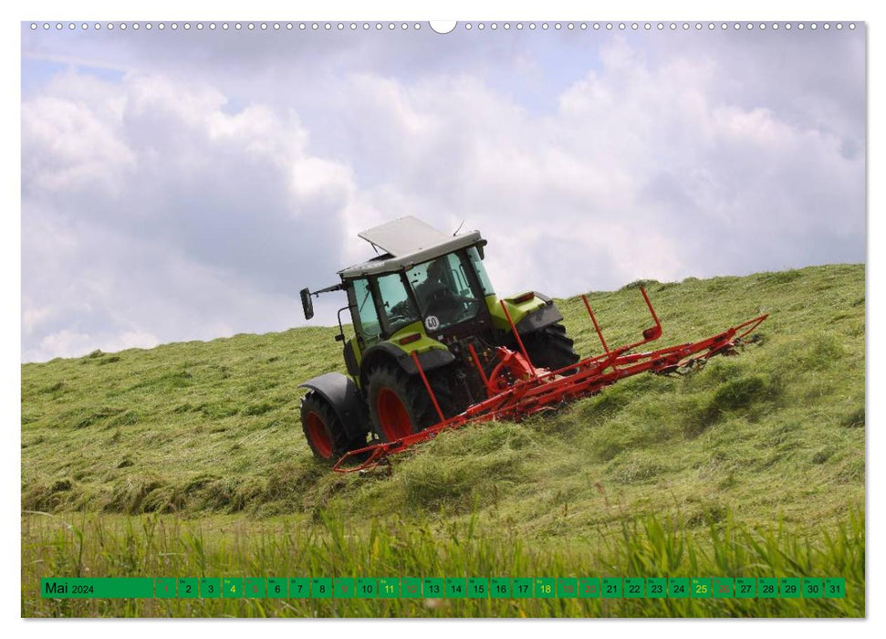Landwirtschaft - Maschinen im Einsatz (CALVENDO Wandkalender 2024)