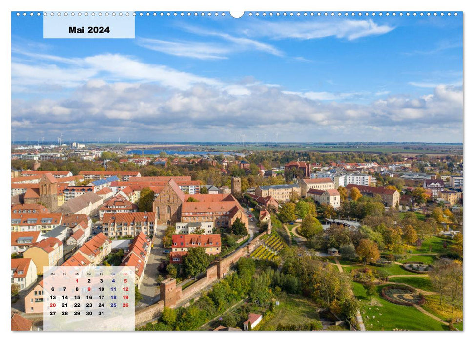 Prenzlau - city in the heart of the Uckermark (CALVENDO Premium Wall Calendar 2024) 