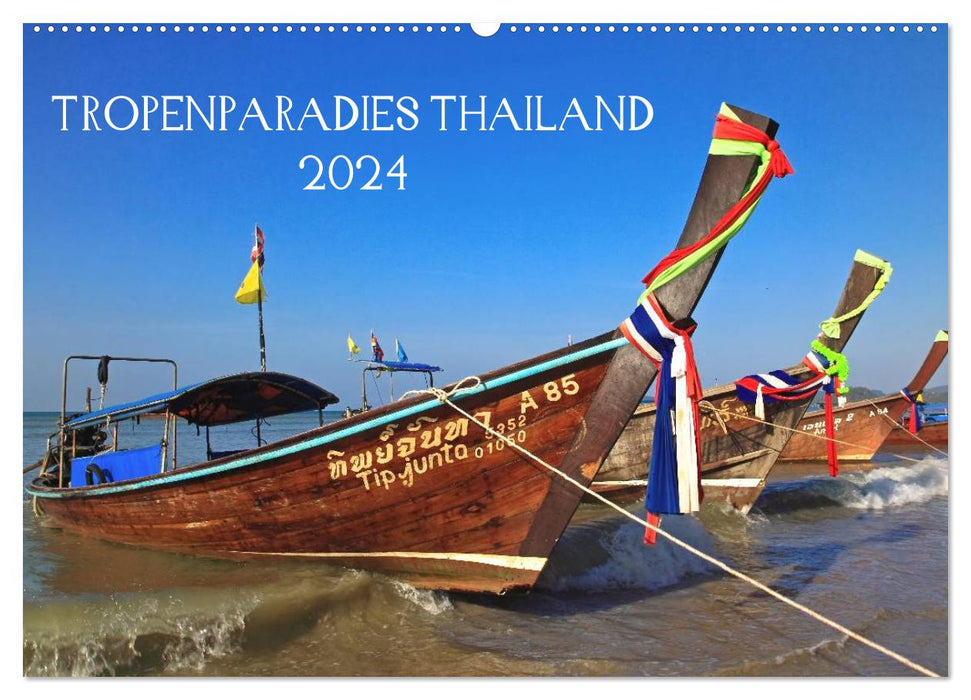 Paradis tropical Thaïlande 2024 (calvendo mural CALVENDO 2024) 