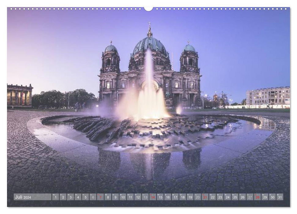 Berlin Citylights (CALVENDO Premium Wall Calendar 2024) 