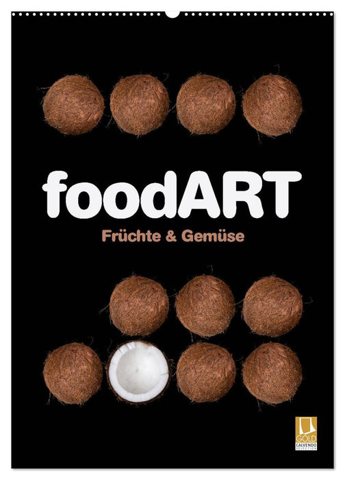 foodART - Früchte und Gemüse (CALVENDO Wandkalender 2024)