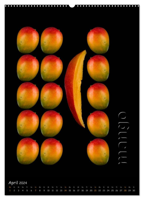 foodART - Früchte und Gemüse (CALVENDO Wandkalender 2024)