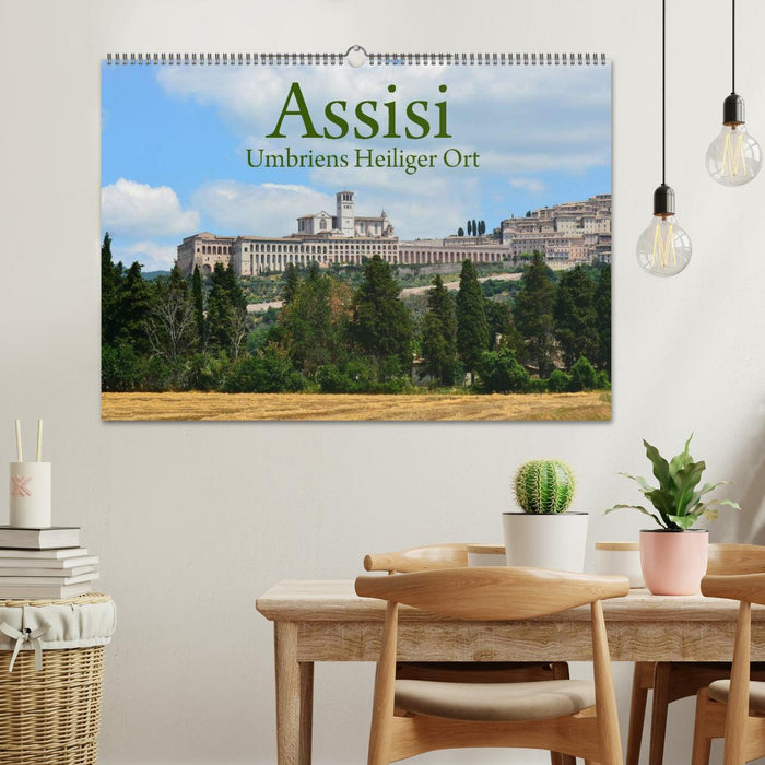 Lieu Saint d'Assise Ombrie (Calvendo Wall Calendar 2024) 