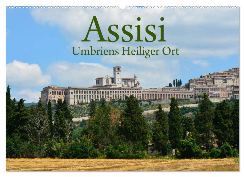 Lieu Saint d'Assise Ombrie (Calvendo Wall Calendar 2024) 