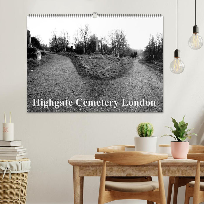 Cimetière de Highgate Londres (Calvendo mural CALVENDO 2024) 
