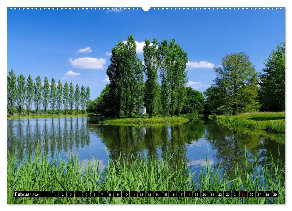 Spaziergang durch den Wörlitzer Park (CALVENDO Premium Wandkalender 2024)