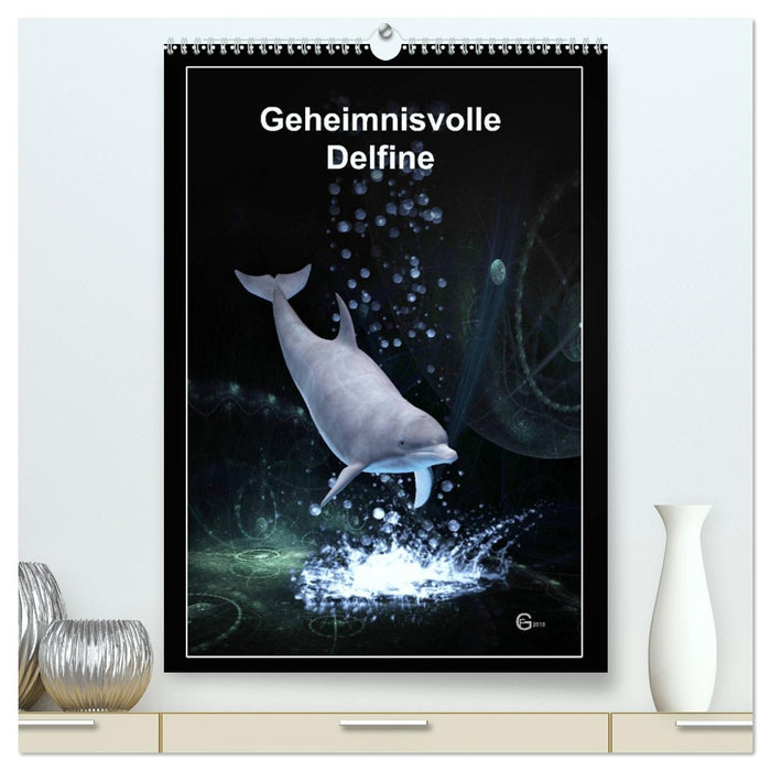 Mysterious dolphins (CALVENDO Premium Wall Calendar 2024) 