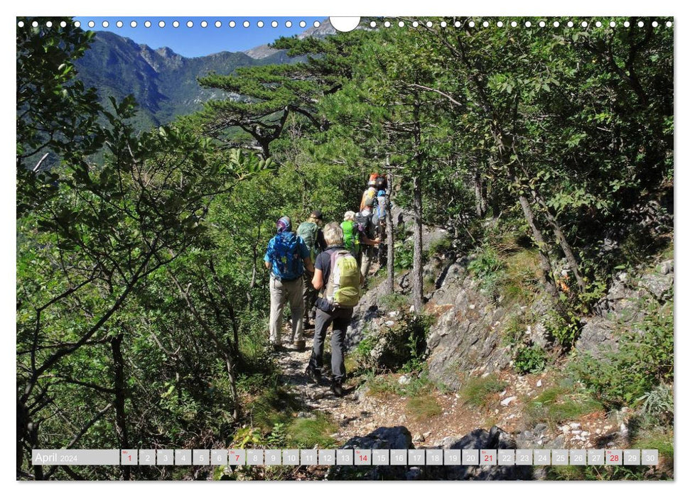 On the go - pictures from hiking (CALVENDO wall calendar 2024) 