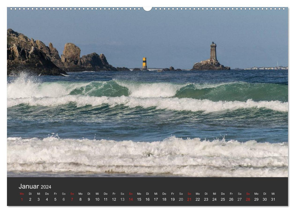 Brittany - Cap Sizun (CALVENDO Premium Wall Calendar 2024) 