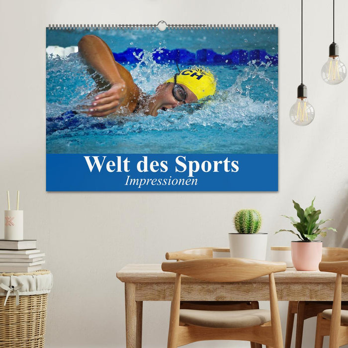 world of sports. Impressions (CALVENDO wall calendar 2024) 