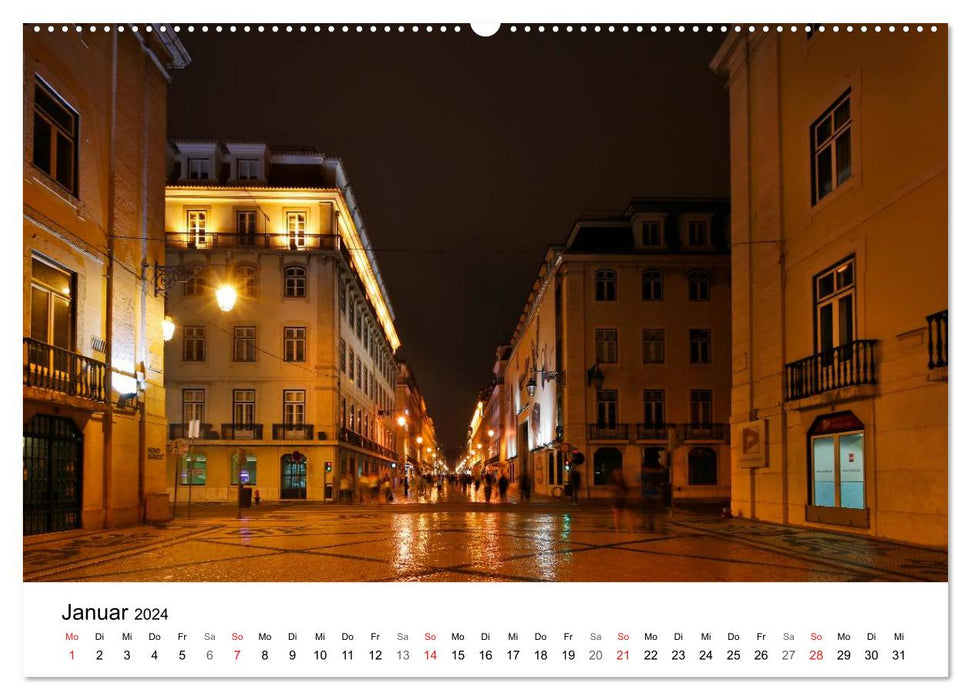 Lisbon highlights by Petrus Bodenstaff (CALVENDO wall calendar 2024) 