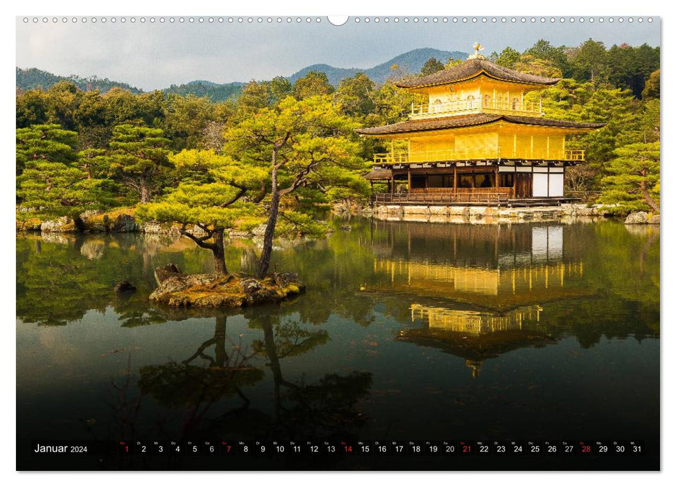 Japan - shrines, temples, metropolises (CALVENDO Premium Wall Calendar 2024) 