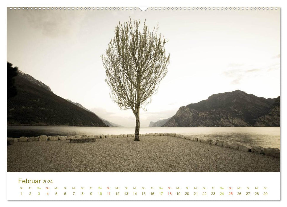 LAC DE GARDE - la rive nord (Calvendo Premium Wall Calendar 2024) 