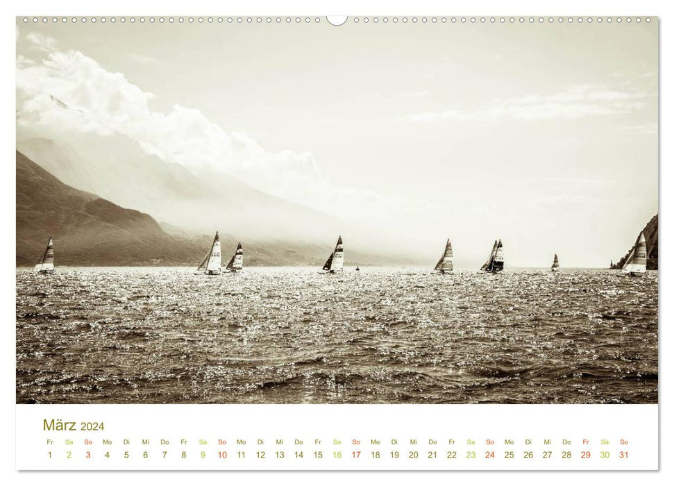 GARDASEE - das Nordufer (CALVENDO Premium Wandkalender 2024)