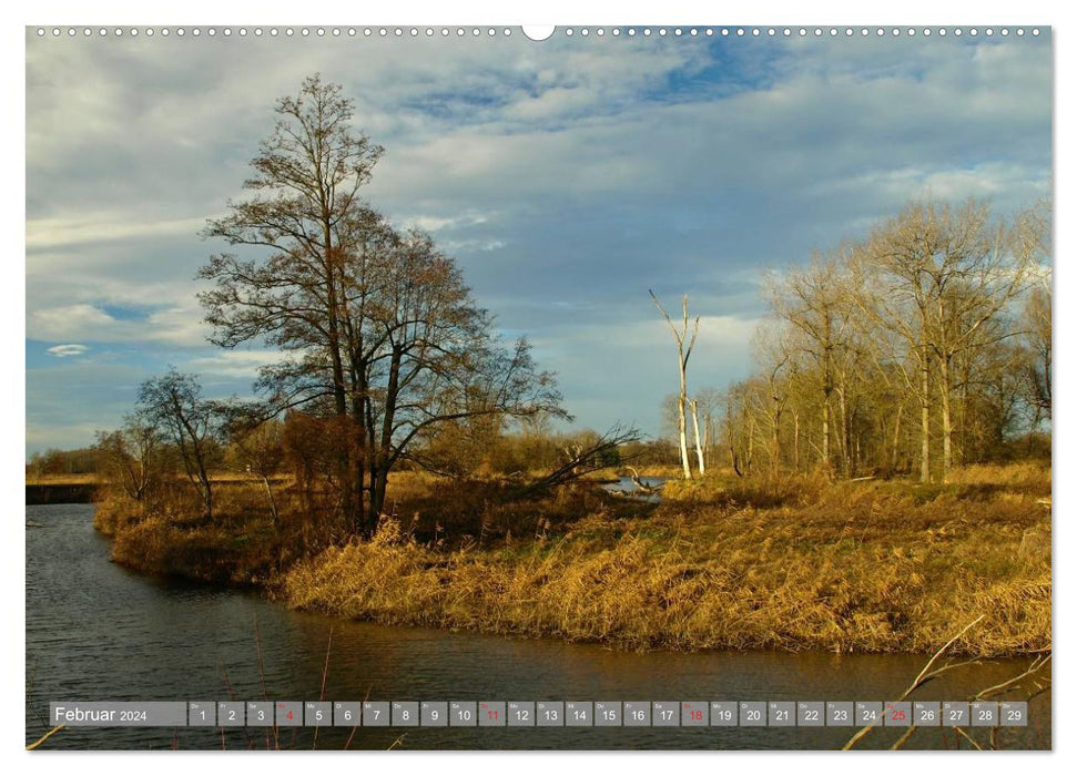 Ampertal enchanteur près de Moosburg (Calvendo Premium Wall Calendar 2024) 
