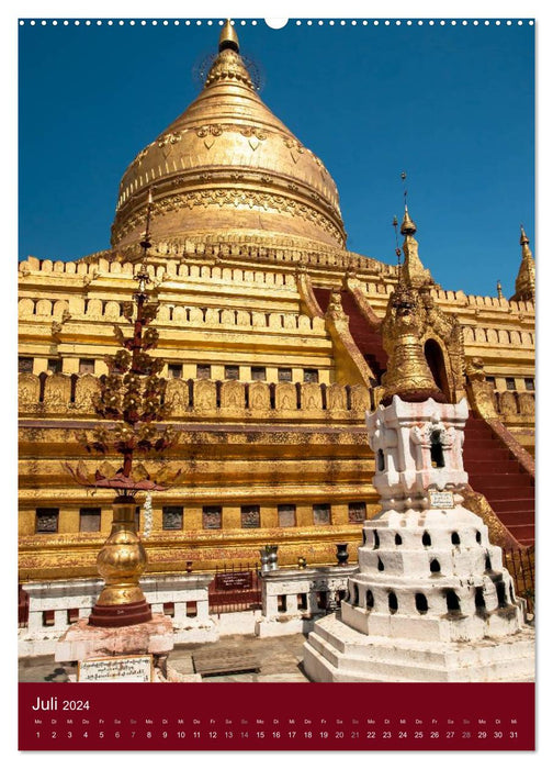 MYANMAR SPIRITUAL 2024 (Calvendo Premium Calendrier mural 2024) 