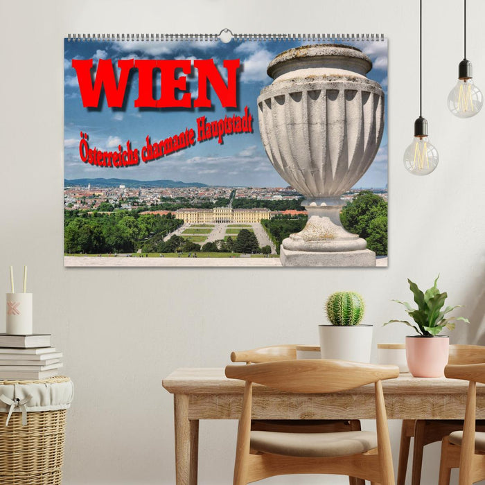 Wien - Österreichs charmante Hauptstadt (CALVENDO Wandkalender 2024)