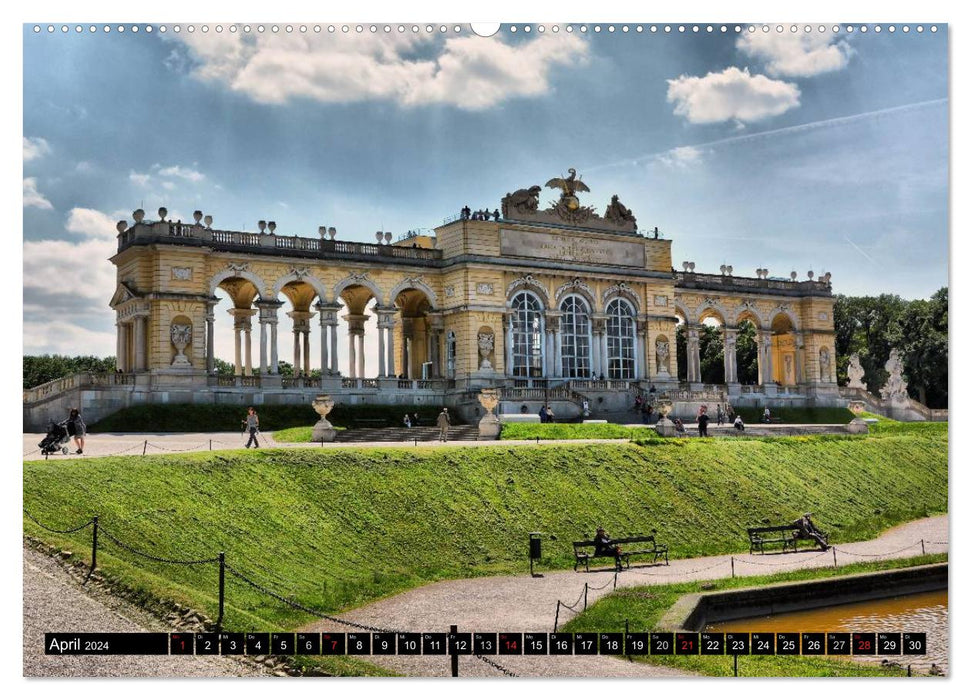 Vienne - La charmante capitale de l'Autriche (calendrier mural CALVENDO 2024)