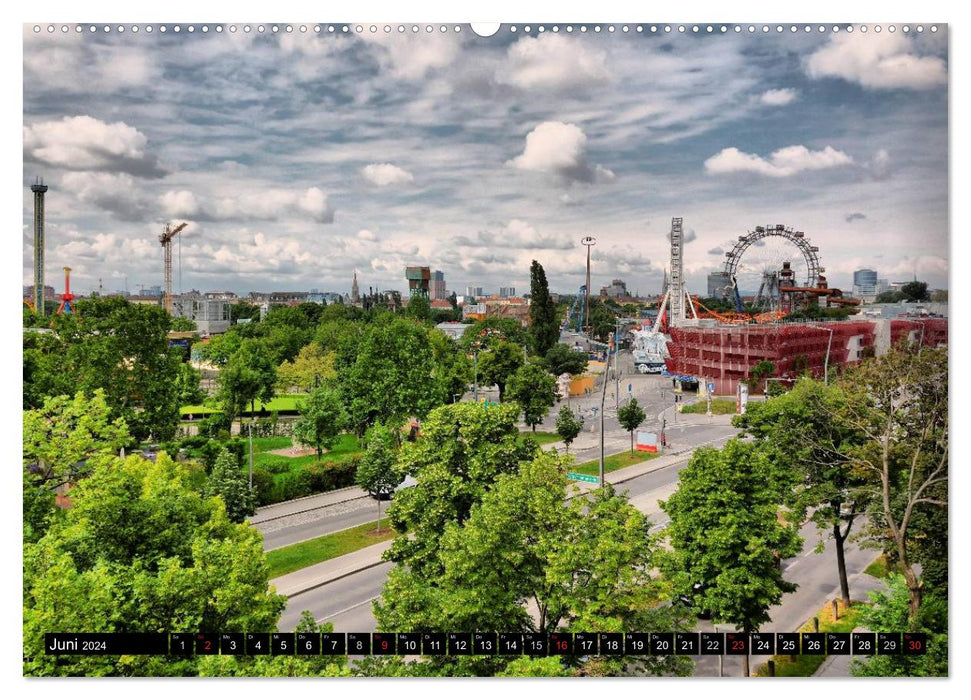 Wien - Österreichs charmante Hauptstadt (CALVENDO Wandkalender 2024)