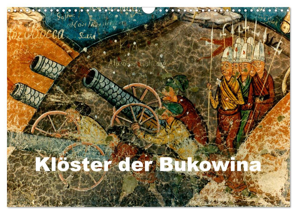 Monastères de Bucovine (calendrier mural CALVENDO 2024) 