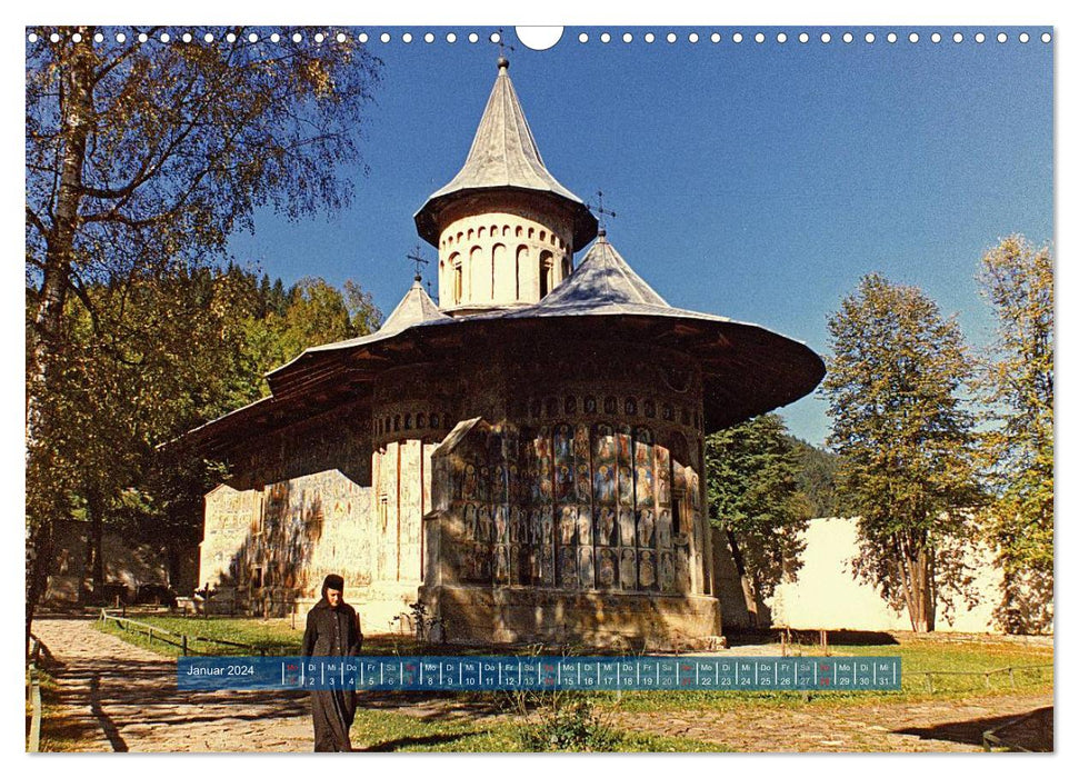 Monastères de Bucovine (calendrier mural CALVENDO 2024) 